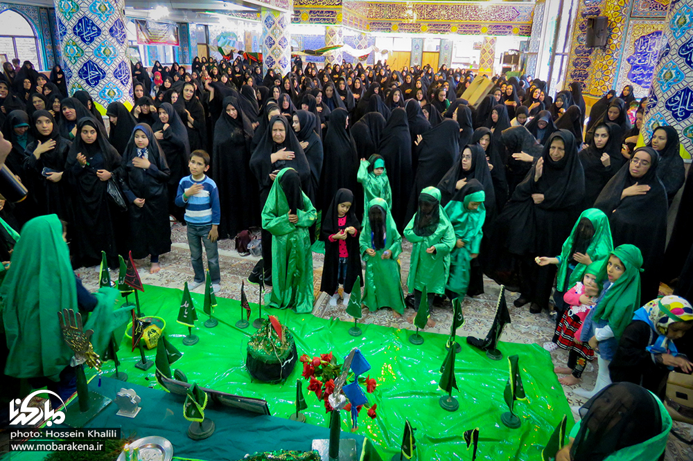همایش سه ساله های حسینی در محله قهنویه مبارکه/ تصاویر