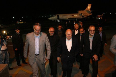رئيس فيفا وارد تهران شد