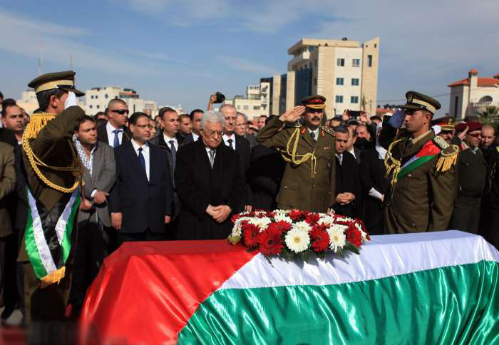 تشییع پیکر وزیر شهید دولت فلسطین