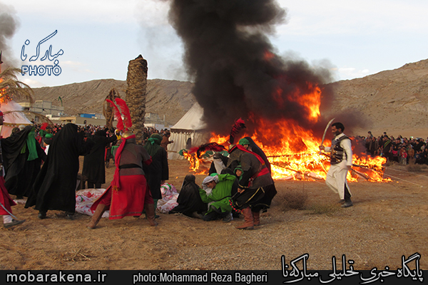 بازسازی واقعه عاشورا در مبارکه/ گزارش تصویری سری سوم