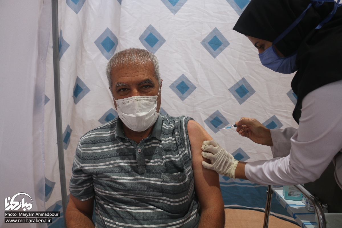 تصاویر|واکسیناسیون کرونا در مبارکه