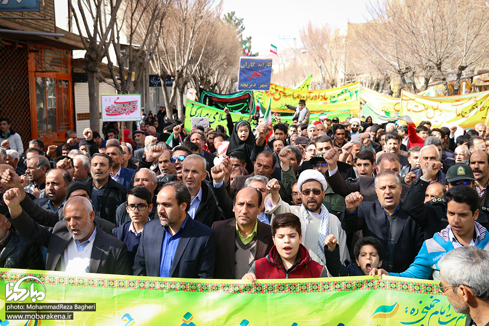 راهپیمایی 22 بهمن در دیزیچه برگزار شد/ تصاویر