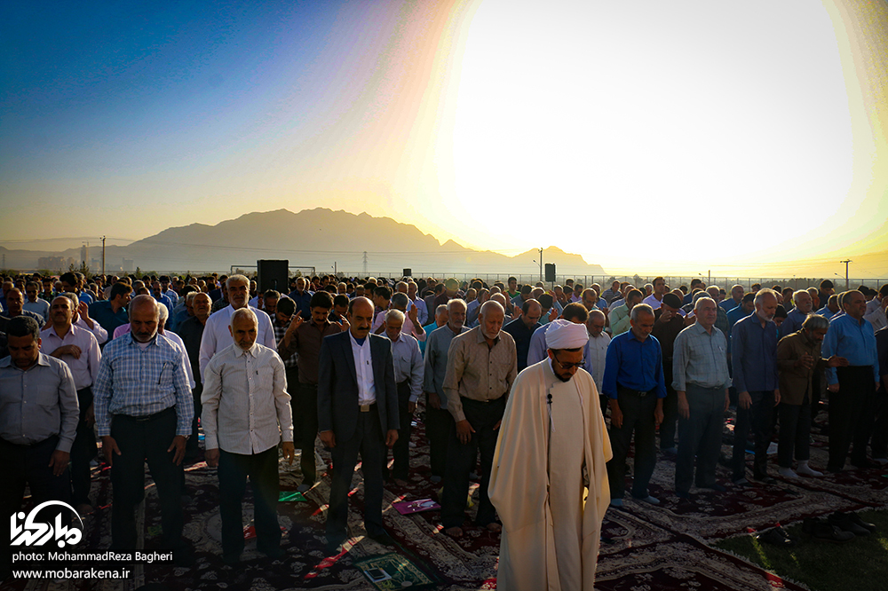 نماز عید فطر در دیزیچه/ تصاویر