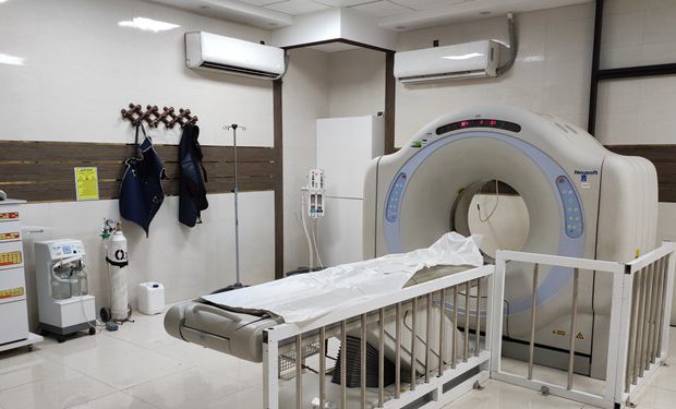 رادیولوژی و سونوگرافی در بیمارستان مبارکه شبانه روزی انجام می‌شود