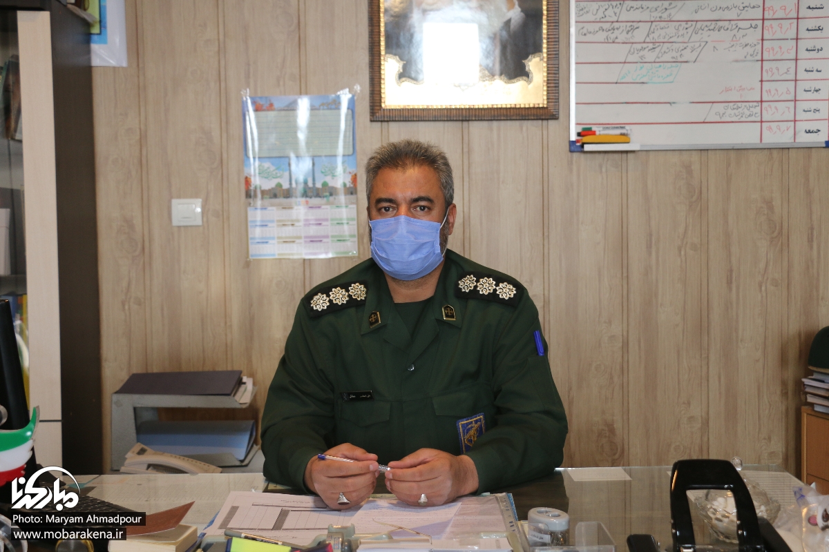 بیانیه فرمانده ناحیه مقاومت بسیج شهرستان مبارکه در خصوص 9 دی
