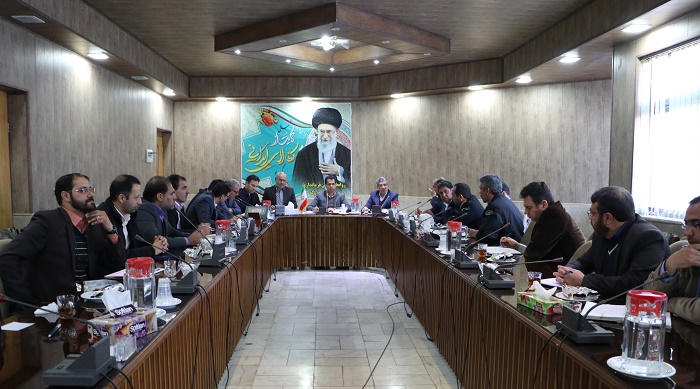 جلسه شورای هماهنگی حمل و نقل و ترافیک شهرستان مبارکه