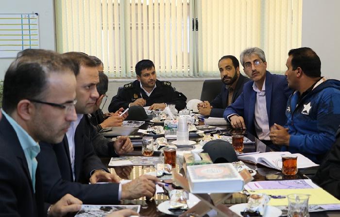 جلسه تصمیم گیری در مورد میزبانی مرحله پایانی مسابقات دوگانه ایران ویژه بانوان