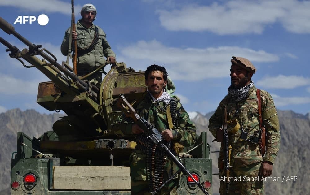 تصاویری از نیروهای مقاومت برابر طالبان در پنجشیر